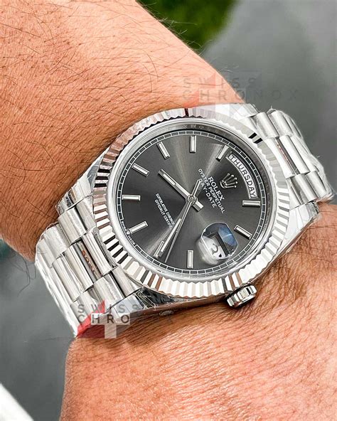 rolex day date 40 youtube|rolex day date 40mm price.